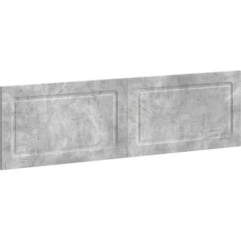Tête de lit murale UTRECHT Gris béton Bois d'ingénierie vidaXL (1/5)