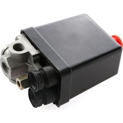 AC 240V 20A 175PSI 12 Bar 4 Port Air Compressor Pressure Switch Control Valve (1/4)