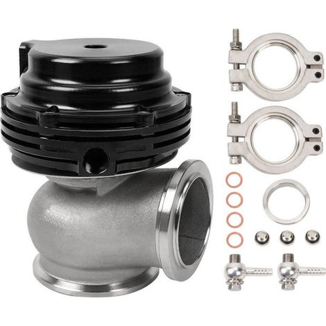 Modifikation für externe Turbolader-Abgasventile, wassergekühlter externer Turbolader-Abgasventil-Kit MVS 38 mm – Schwarz (1/3)
