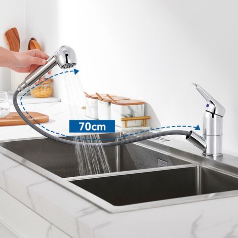 Niederdruck Armatur Küche, 360 ° Drehbare Wasserhahn Küche, Leicht zu Zerlegen und zu Waschen, Spültischarmatur für Boiler,Gebürstet Niederdruck Armatur Küche, 360 ° Drehbare Wasserhahn Küche, Leicht zu Zerlegen und zu Waschen, Spültischarmatur für Boiler,Gebürstet