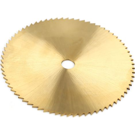 Lame de scie circulaire en acier rapide à 72 dents, petit disque de coupe pour métal, bois et plastique, 60 x 6 mm (1/5)