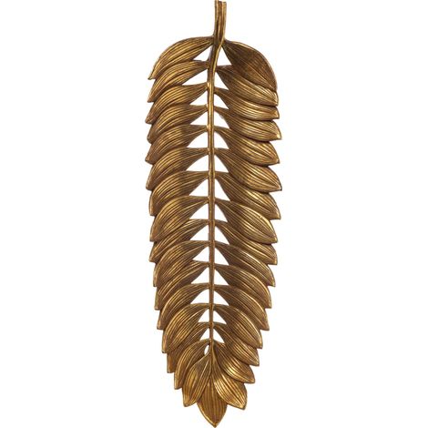 ARPIMEX Foglia Natale Resina 42 x 13 x 2,5 Cm Gold