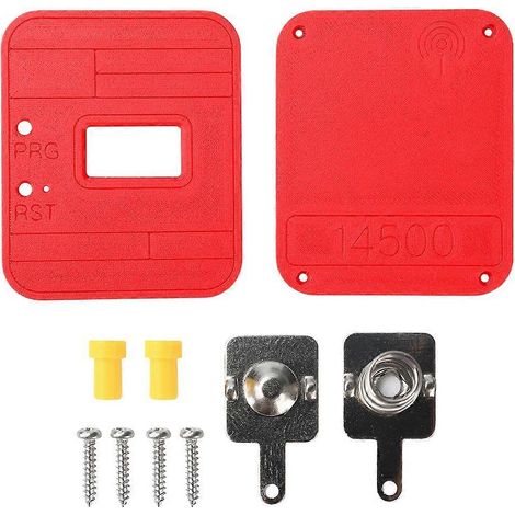 Coque pour carte WiFi LoRa 32 V4, logement batterie 14500 et espace GPS, pour déploiement industriel, rouge (1/5)