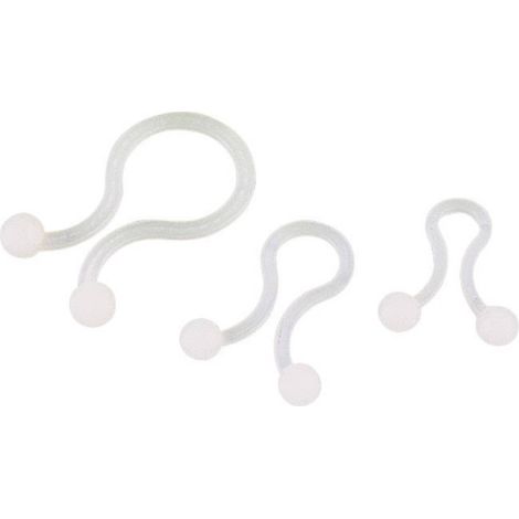 Attache oméga Plage de Ø du faisceau: 7 mm (max) TRU COMPONENTS TC-TT08203 1593014 naturel 1 pc(s) S027911 (1/2)