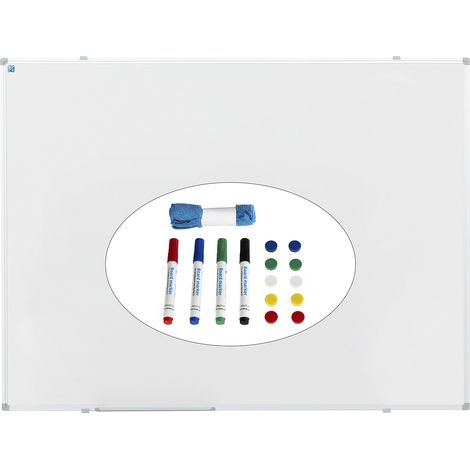 eurokraft pro, Kit tableau blanc Economy avec accessoires, (1/5)