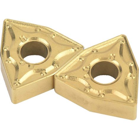 10PCS Hartmetalleinsatz Klinge Beschichtete Hartmetall CNC Dreheinsätze Drehmaschine Drehwerkzeug
