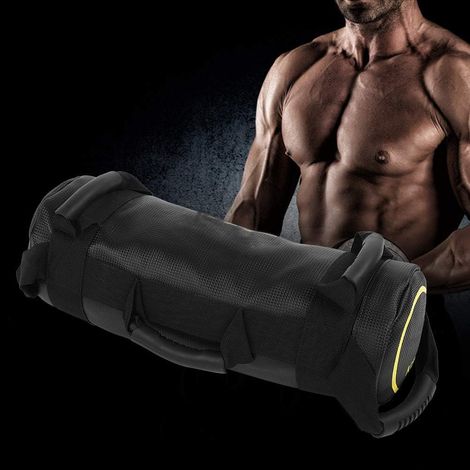 Sac de Sable d'haltérophilie pour l'entraînement Fitness Exercices de Haute intensité Sac de Puissance 20 Kg Vide Cuir PU Durable Résistance stabilité (1/5)