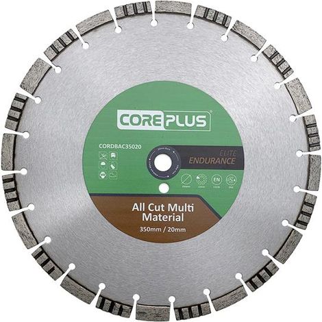 CorePlus Elite All Cut Multi-Material Diamond Blade 350 x 20mm CORDBAC35020