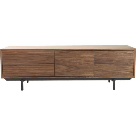 Mueble TV diseño vintage nogal MANNY (1/4)