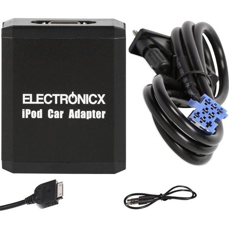 Adapter AUX iPhone iPad iPod CD Wechsler Smart, Fiat, Lancia 8 Pin - Auto Radio Adapter iPhone iPad iPod - Versand DE (1/5)