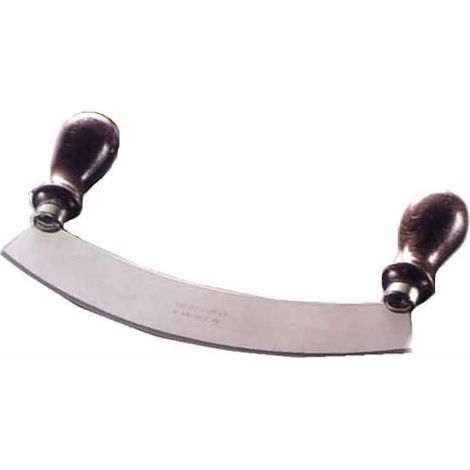 Cuchillo de media luna de acero inoxidable con mangos de madera Calder