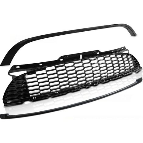 Kühlergrill MINI COOPER S/JCW 06-14 R56/57/55 SCHWARZGLÄNZEND (1/3)