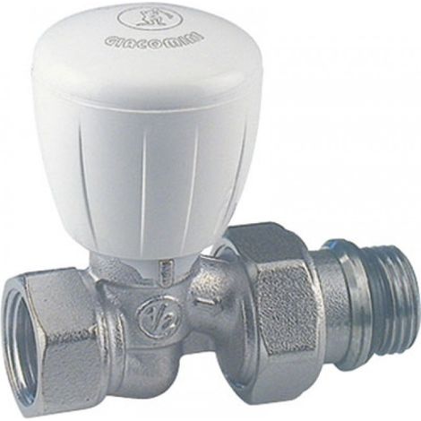 Robinet thermostatisable pour radiateur eau chaude, droit 3/4'' (20/27) - R422TG, Giacomini