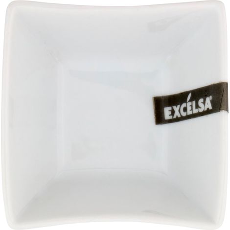 Bol carré Blanc 8 x 7,5 Cm (1/3)