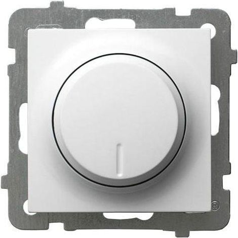 Ospel Interruptor Dimmer Blanco Compacto Geométrico