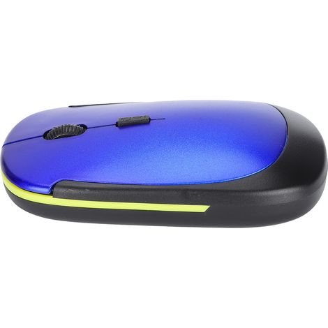 Souris Sans Fil - 2,4 GHz - 1000-1200-1600 DPI - Optique - Ultra-Mince - Pour Ordinateur Portable Et Tablette - 1 Pièce (1/5)