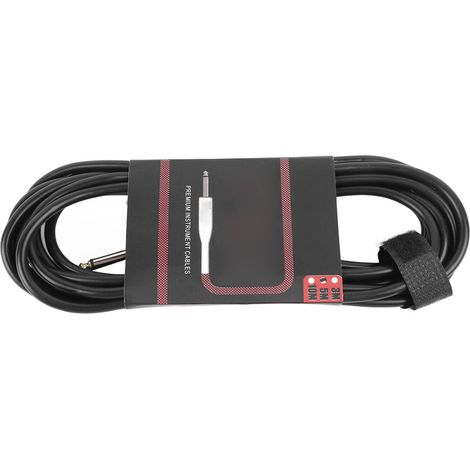 Câble patch pour guitare 6,35 mm, 3 mètres, câble de connexion pour pédale, accessoires pour guitare basse et électrique-AquaForge