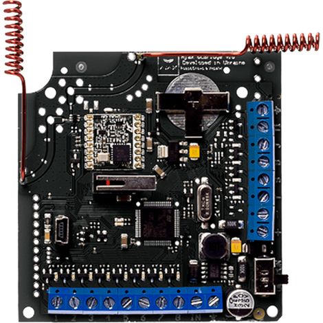 Module d'intégration - Dispositifs Ajax avec centrale filaire - Jusqu'à 100 dispositifs Ajax - 8 zones d'alarme pour une centrale filaire - Tamper anti-ouverture avant et arrière - Software de gestion