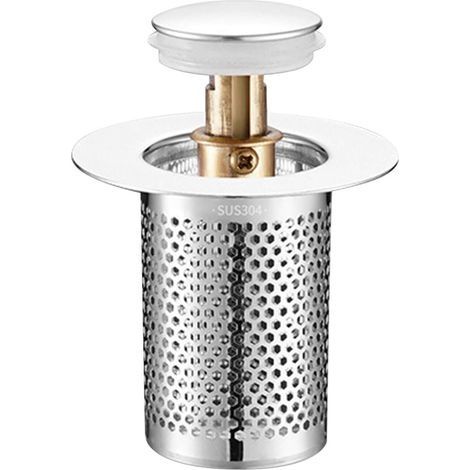 Crépine De Vidange pour L'évier Bouchon De Vidange Salle De Bain Attrape-Cheveux De Douche Crépine De Vidange Anti-Obstruction pour La Maison Toilette Salle De Bain Lavabo Baignoire (1/5)