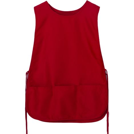Grembiule da calzolaio, grembiule da lavoro arricciato, 2 tasche frontali, resistente allo sporco, senza maniche, per pulizie, uomo/donna