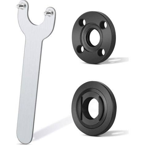 Grinder Bride Clé À Angle Clé Clé De Verrouillage En Métal Pour Compatible avec Milwaukee Ma-kita 193465-4 Bo-sch Black & Decker Ryobi 4.5"5" 5/8-11 (1/3)