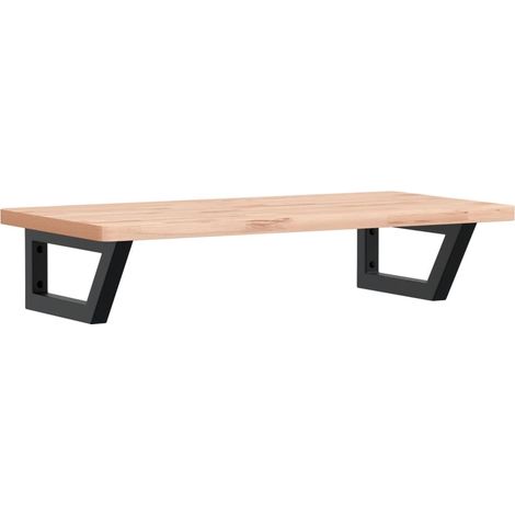 Maison Exclusive - Waschbeckenregal Wandmontage Stahl und Massivh