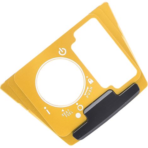 Protection jaune pour interrupteur de démarrage/interrupteur de moto, cache décoratif pour les motos Forza 350 et NSS350 de 2018 à 2022. (1/5)