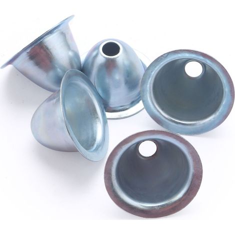 Noyon & Thiebault – Rosace conique pour collier de tube cuivre – Diamètre 38mm – Hauteur 24mm – Lot de 5 – Finition esthétique pour installation murale