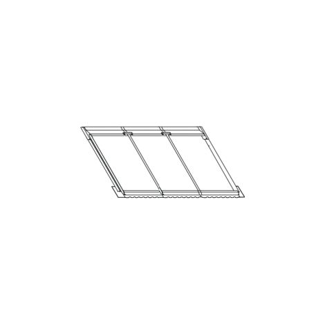 Basis-Zubehör-Set Ausf. 3X1Z-IV-Z WTS-F1 Indach vertikal 3er-Feld Ziegel - 48011100112 von Weishaupt