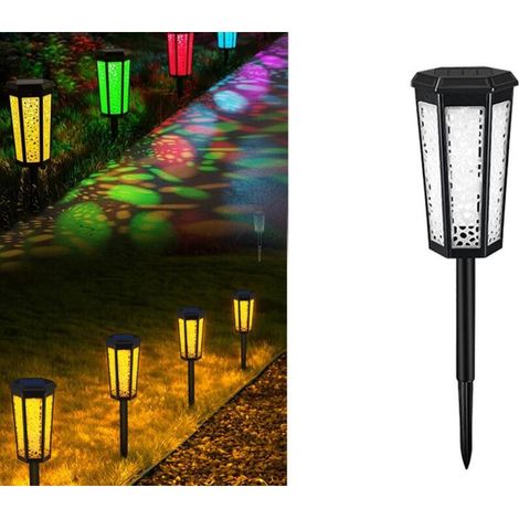 Lampes solaires de jardin, éclairage extérieur LED, décoration de chemin et de cour (1/5)