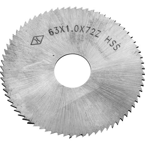 Hochgeschwindigkeitsstahl-Kreissägeblatt mit 72 Zähnen, Trennscheibe, Zubehör 63 x 1 x 16 mm (1/5)