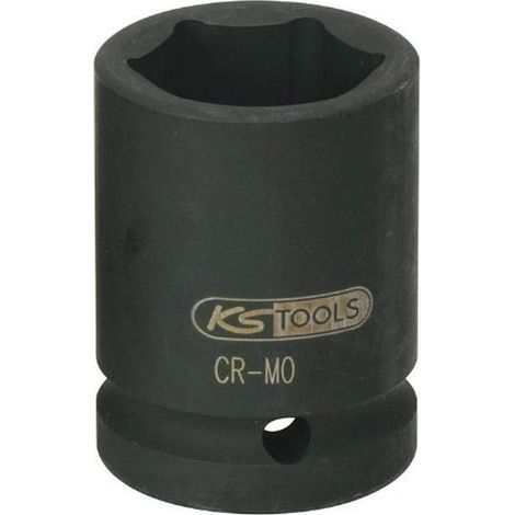 KS Tools 515.1329 Bussola Esagonale per Avvitatori ad Impulsi, Corta, 29 mm, 3/4"