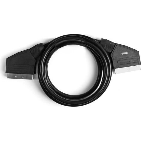 Ekon ECVXSCAR15MMK cable EUROCONECTOR 1,5 m SCART (21-pin) Negro