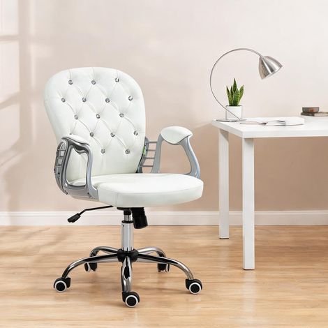 Chaise de bureau en similicuir acier 59,5 x 60,5 x 103 cm (1/5)
