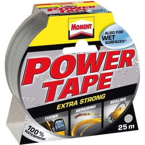 Nastro adesivo awtools MOMENT POWER TAPE argento 25 metri