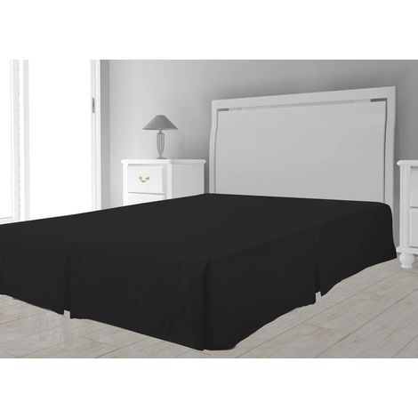 Soleil d'ocre senza Tempo Cache Mottonatura Microfibra, Poliestere, Nero, 90 x 190 cm