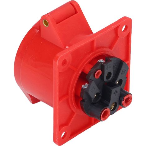 Connecteur de prise industrielle, prise de courant encastrée, étanche IP44, 220-250 V/240-415 V (1/5)