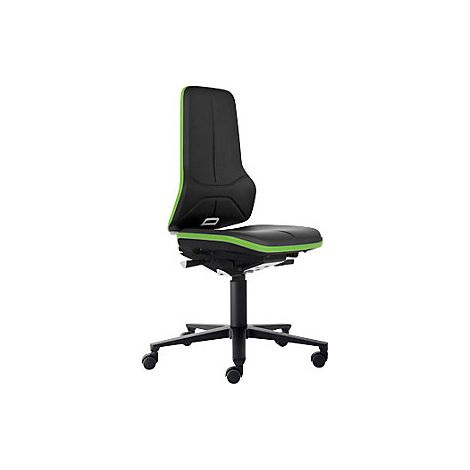 bimos Sedia girevole da lavoro ESD NEON rotelle