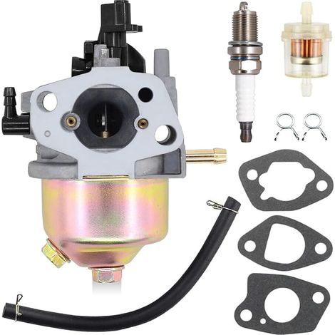 Carburateur pour Mountfield HP414 SP414 HP164 SP164 M411PD RS100 pièces de rechange de moteur de tondeuse à gazon avec bougie d'allumage tuyau de carburant (1/4)