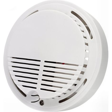 Détecteur de fumée autonome — Alerte locale — Alimentation par pile 9 V — Détecteur de fumée indépendant sans fil — Capteur de sécurité incendie pour cuisines, habitations et locaux commerc (1/5)