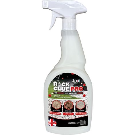 Rock Glue 750ml Gravel Glue Pebble & Stone Binder for Garden Decorative Stones Clear Drying Water Based