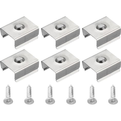 Rope Light Fixture Mounting Staples, Wall Channel Mounting Bracket Accessories for 15mm to 17mm LED Neon Strip, Stainless Steel, Pack of 50 (1/5)