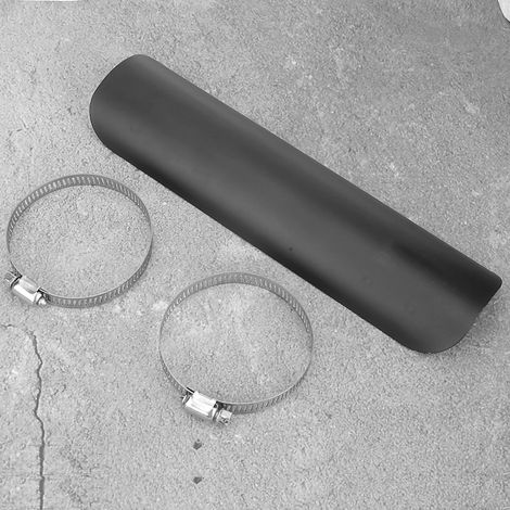 Écran thermique pour tuyau d'échappement moto universel 2.0-2.76 pouces (1/5)