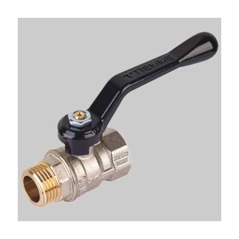 VALVOLA A SFERA PASSAGGIO STANDARD M-F LEVA ALLUMINIO 1 PN 30