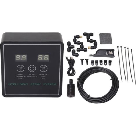 Brumisateur intelligent pour reptiles, pulvérisation auto, humidificateur minuterie, buses réglables 360° pour terrarium (1/5)