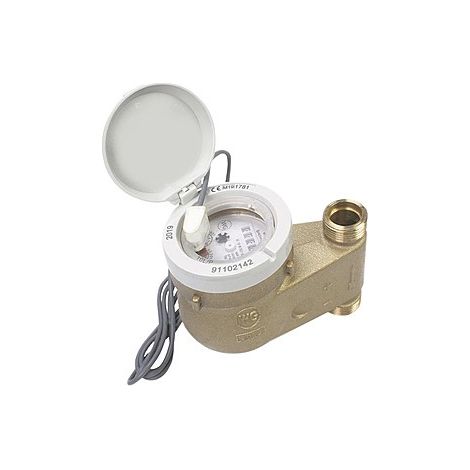 Compteur d'eau domestique MNRS pour eau froide Qn 2,5 3/4" 105 mm, avec étalonnage