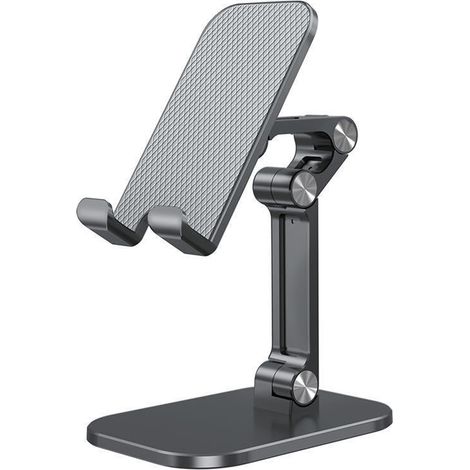 Support Tablette - Design Pliable Réglable En Hauteur - Base Antidérapante Stable - Pour Téléphone Et Tablette - 1 Pièce (1/5)