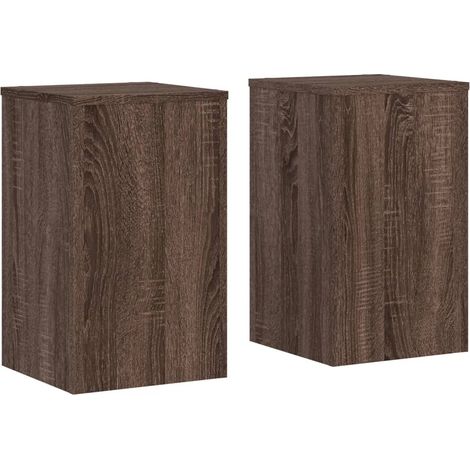 Maison Exclusive - Pflanzenständer 2 Stk. Braun Eiche 30x30x50 cm