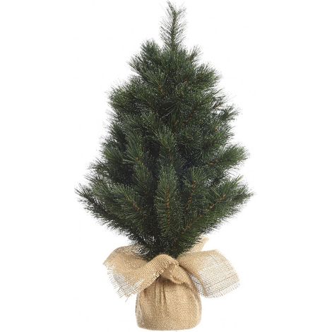Kaemingk – Petit sapin de Noël artificiel Malmö – Vert et blanc, hauteur 60 cm