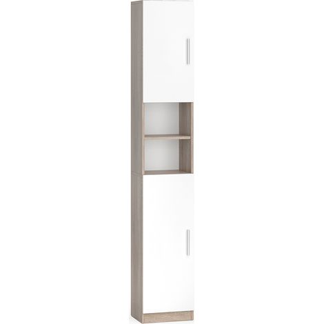 Armario de baño Luis, Sonoma, 32 x 190 cm, Vicco (1/5)